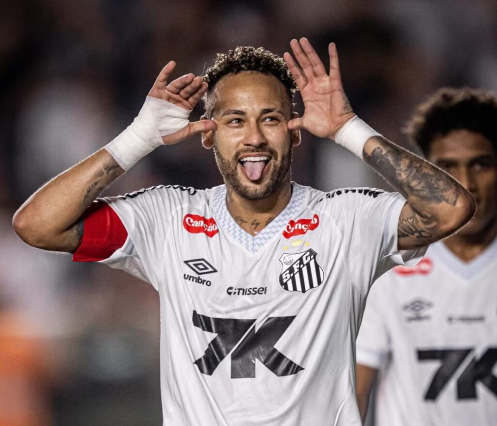Neymar chega a acordo com o Santos e renova contrato até o fim de 2026