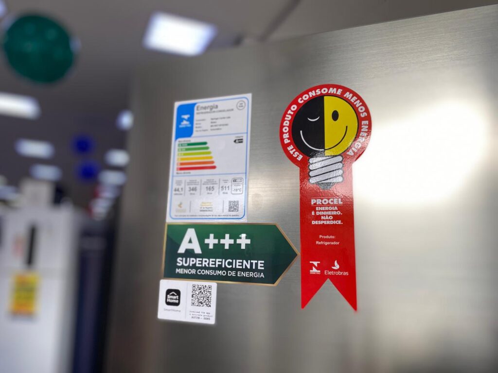 Selo Procel garante eficiência energética dos produtos (Foto: divulgação)