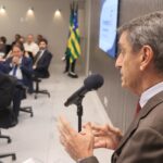 Evento na sede da Fecomércio-GO com Alessandro Cortese (Foto: Leoiran)