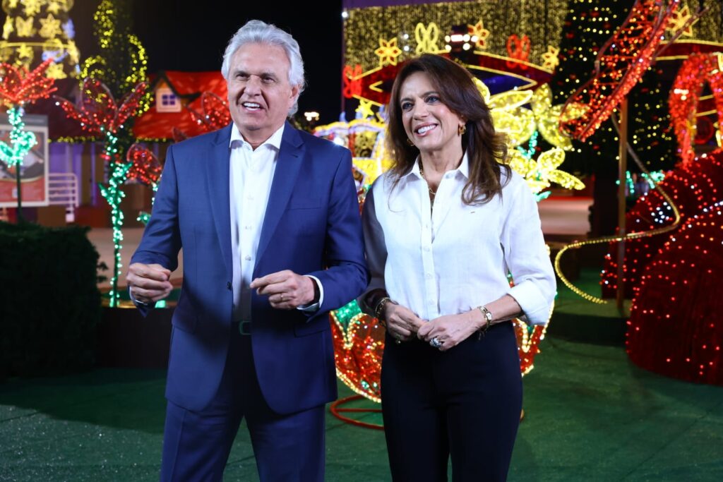 Caiado e Gracinha destacam avanços de Goiás em mensagem de Natal (foto: Adalberto Ruchelle)