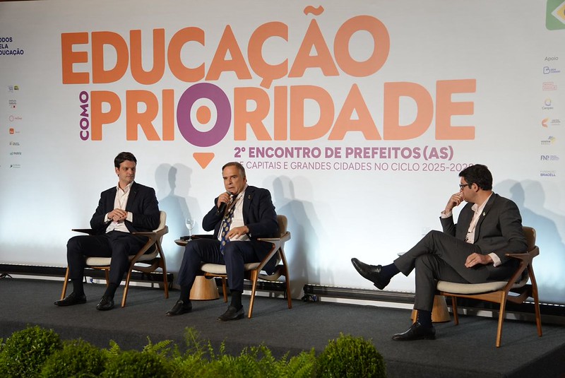 Mabel destaca modernização tecnológica da educação de Goiânia em Brasília (Foto: Todos Pela Educação)