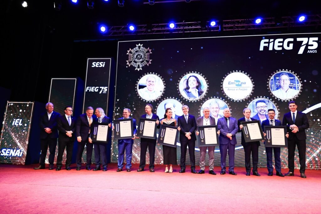 Fieg homenageia personalidades que contribuem para o desenvolvimento de Goiás