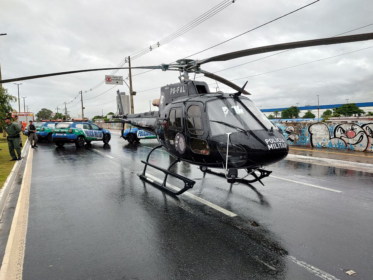 Novo helicóptero de última geração reforça a segurança em Goiás (foto: José Abrão/A Redação)
