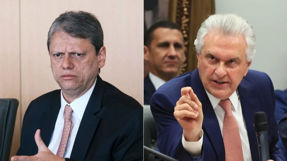 Caiado e Tarcísio debatem PEC da Segurança Pública na Câmara dos Deputados