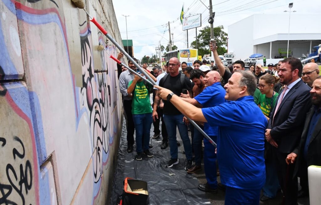 Mabel lança revitalização do viaduto Iris Rezende em Goiânia