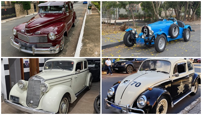 Exposição gratuita reúne cerca de 800 carros antigos em Goiânia