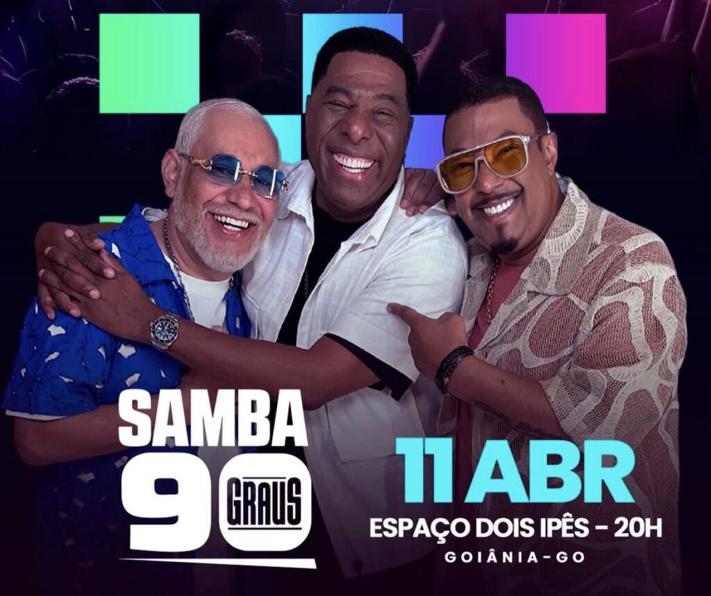 Goiânia recebe show com lendas do pagode dos anos 90