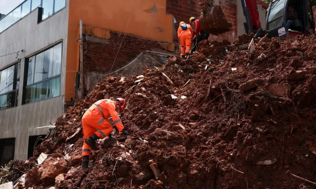 Número de mortes causadas pelas chuvas em Minas Gerais sobe para 59