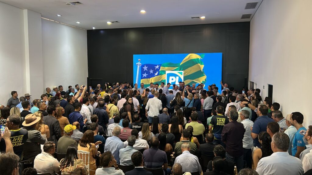 Sede do PL ficou lotada (Foto: João Unes/A Redação)