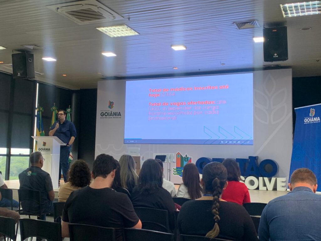 Prefeitura de Goiânia prevê contratação de até 1,8 mil médicos em 2026