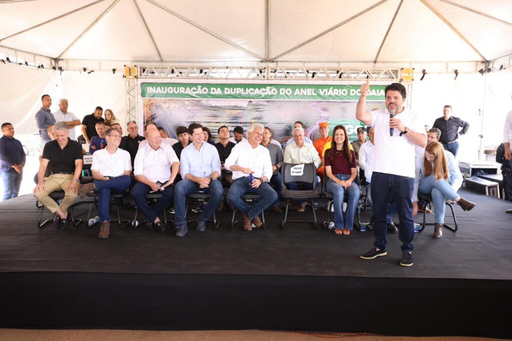 Caiado e Daniel Vilela inauguram duplicação do Anel Viário do Daia em Anápolis