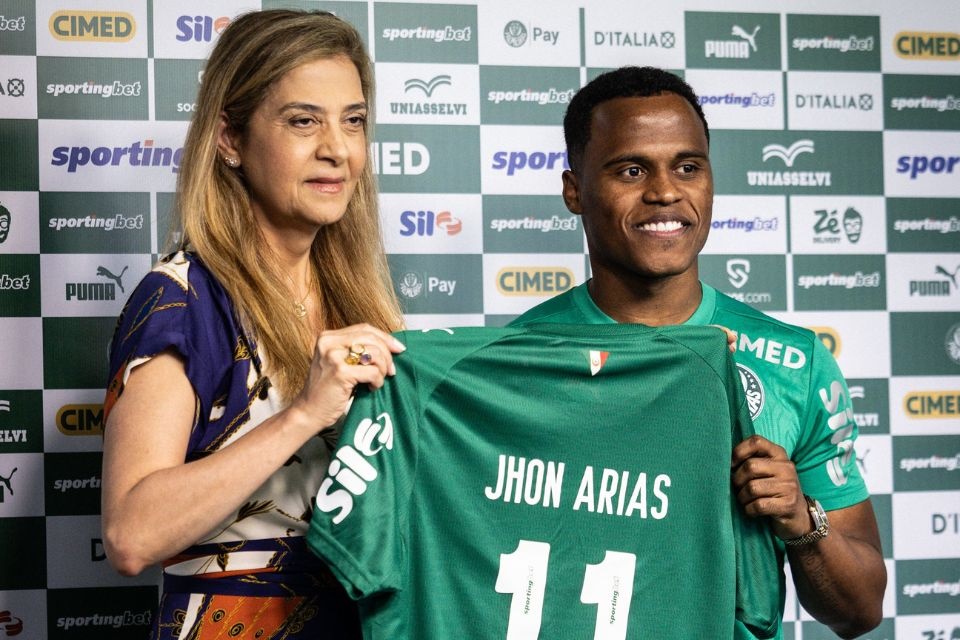 Leila agradece a si mesma pela chegada de Arias no Palmeiras: ‘Sem a presidente nada acontece’